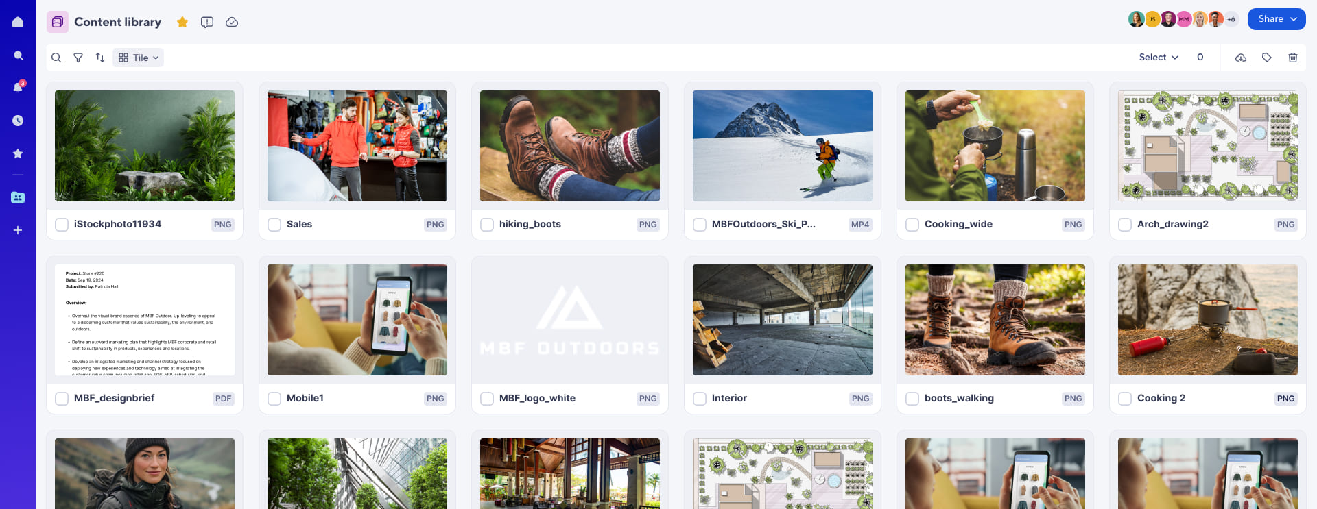Full width layout